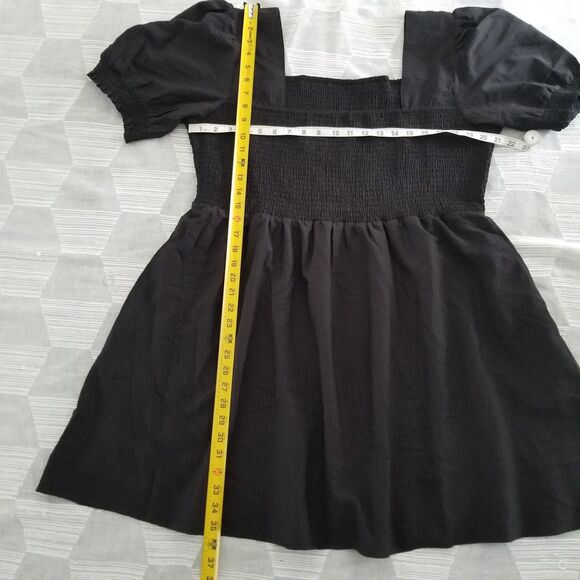 NWT Disturbia Morna Puff Sleeve Mini Dress Black Size 16 - Picture 8 of 8